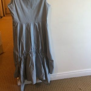 Concept size 3 light blue jumper high low with ruche detailing - like new